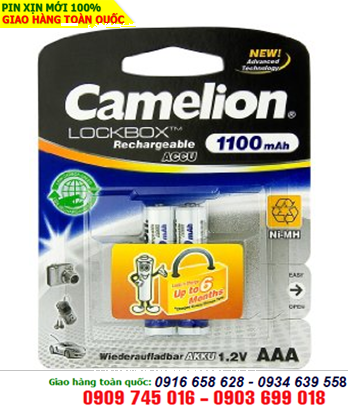 Pin sạc AAA Camelion NH-AAA1100LBP2 New Advance Techonoloy Lockbox AAA1100mAh-1.2V